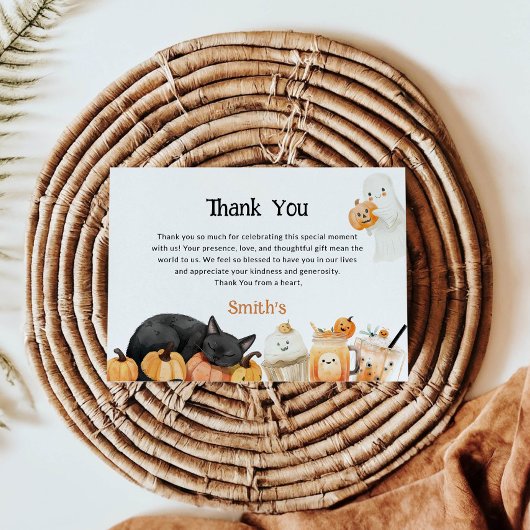 Halloween Bedankkaart