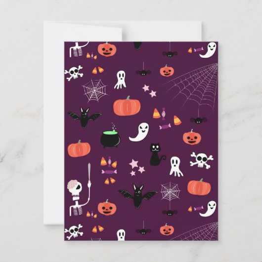 Halloween Bedankkaart (Voorkant)