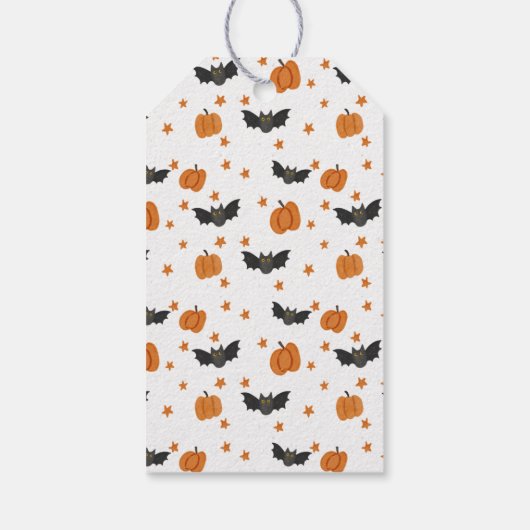 Halloween bedankt je label met een leuk spook cadeaulabel (Achterkant)