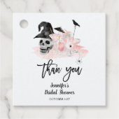 Halloween Bedankt Pink Cocktail Vrijgezellenfeest Bedankjes Labels (Voorkant)