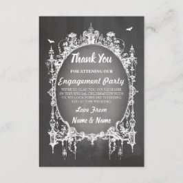 Halloween Bedankt Trouw Gotische Frame Kaart