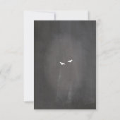 Halloween Bedankt Trouw Gotische Frame Kaart (Achterkant)
