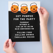 Halloween Bedrijfs Event Flyer (Hand)
