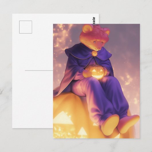 Halloween Beer Anthro Briefkaart (Voorkant / Achterkant)