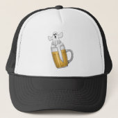 Halloween Beer Ghost Trucker Pet (Voorkant)