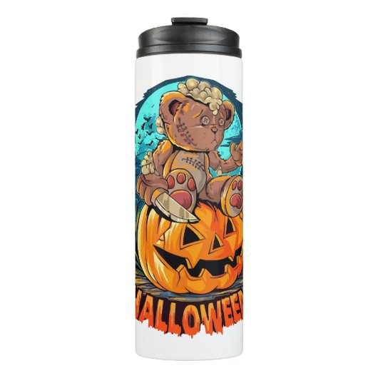 Halloween Beer Killer Thermosbeker (Voorkant)