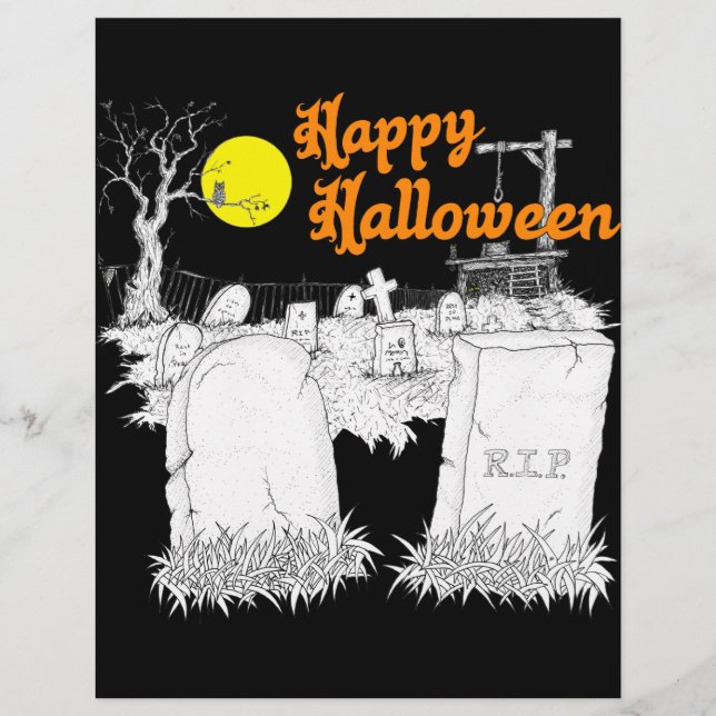 halloween begraafplaats (Voorkant)