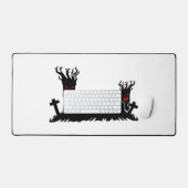 Halloween Begraafplaats Bureaumat (Keyboard & Muis)