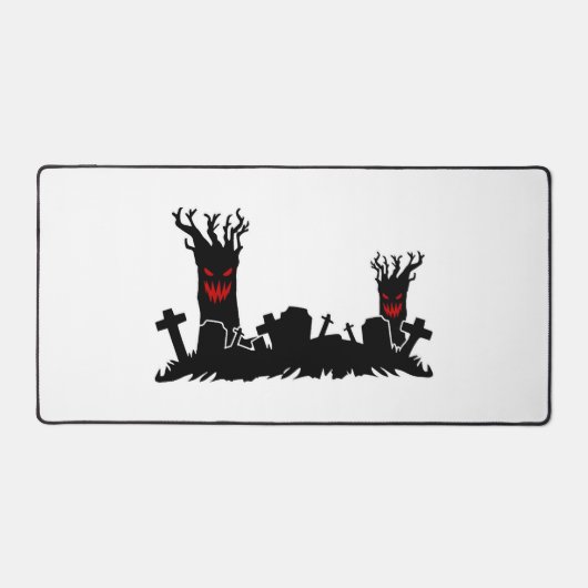 Halloween Begraafplaats Bureaumat (Voorkant)