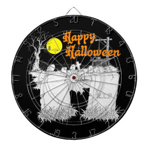 halloween begraafplaats dartbord