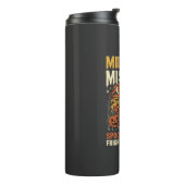 Halloween Begraafplaats Ondeugendheid Thermosbeker (Gedraaid links)