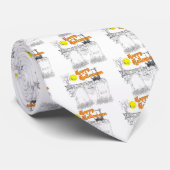 halloween begraafplaats stropdas (Opgerold)