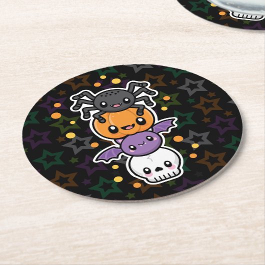 Halloween Behandelde onderzetters (Gebogen)