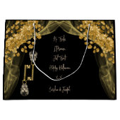 Halloween-behandelingen Glitter & Gold Spooky Skul Groot Cadeauzakje (Voorkant)