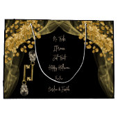 Halloween-behandelingen Glitter & Gold Spooky Skul Groot Cadeauzakje (Achterkant)