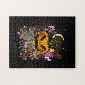 Halloween-behandelingen Legpuzzel (Horizontaal)