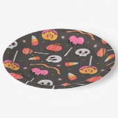 Halloween-behandelingen Papieren Bordje (Gekanteld)