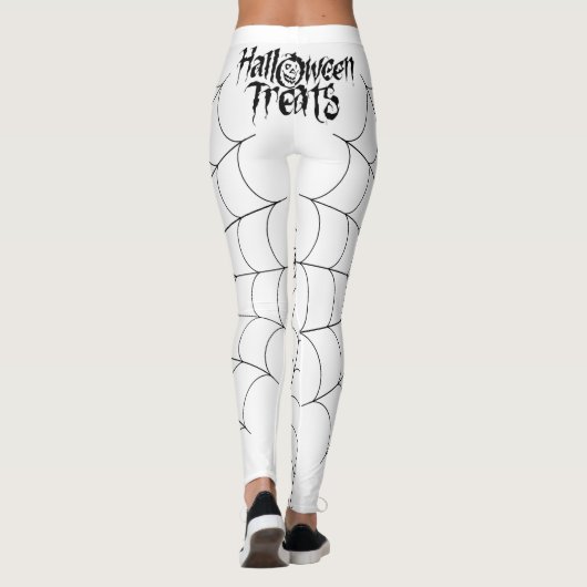 Halloween-behandelingen, spinnen en internet leggings (Achterkant)