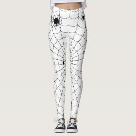 Halloween-behandelingen, spinnen en internet leggings
