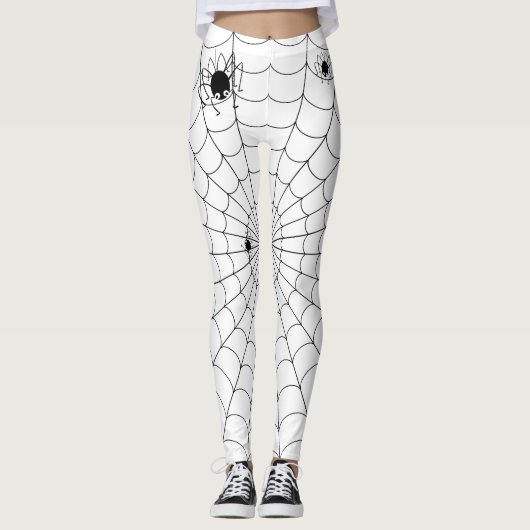 Halloween-behandelingen, spinnen en internet leggings (Voorkant)