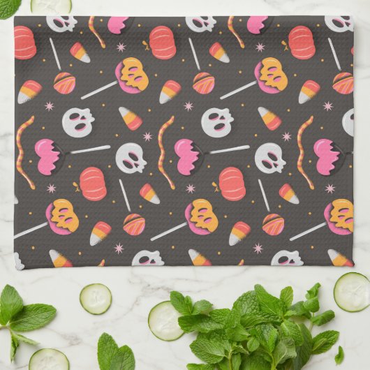 Halloween-behandelingen Theedoek (Gevouwen)