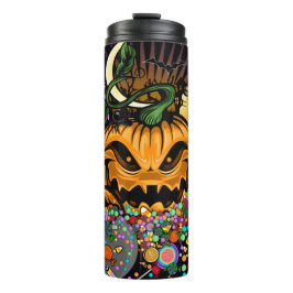 Halloween-behandelingen Thermosbeker