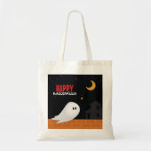 Halloween behandelt cartoon geesten in canvas tas (Voorkant)
