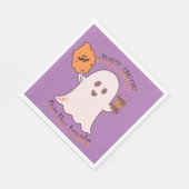 Halloween behandelt Ghost en Sweets Party Servet (Hoek)
