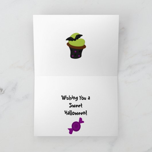 Halloween behandelt kaart (Binnen)