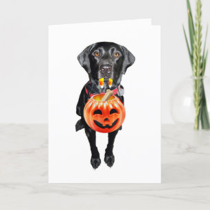 Halloween behandelt kaart