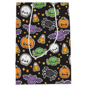 Halloween Behandelt patrooncadezak Medium Cadeauzakje (Voorkant)