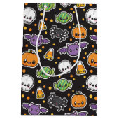 Halloween Behandelt patrooncadezak Medium Cadeauzakje (Achterkant)