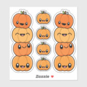 Halloween Behandelt pomkins Sticker (Vel)