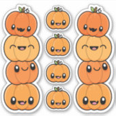 Halloween Behandelt pomkins Sticker (Voorkant)