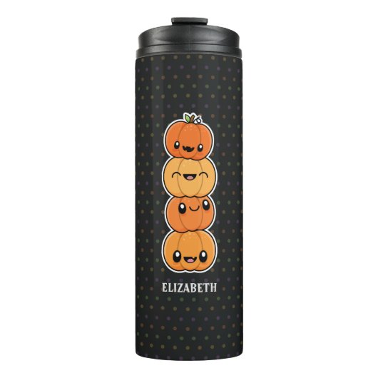Halloween Behandelt pomkins Thermosbeker (Voorkant)