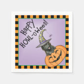 Halloween Belgium Sheepdog Servet (Voorkant)