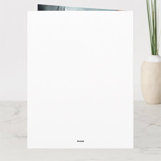 Halloween Bengaalse Kat Met Pompoenen Griezelen Kaart (Achterkant)