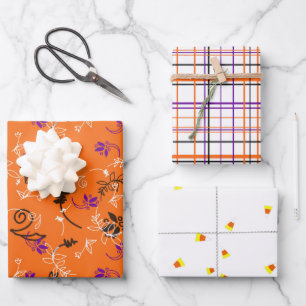 Halloween-beoordeling van inpakpapier vel