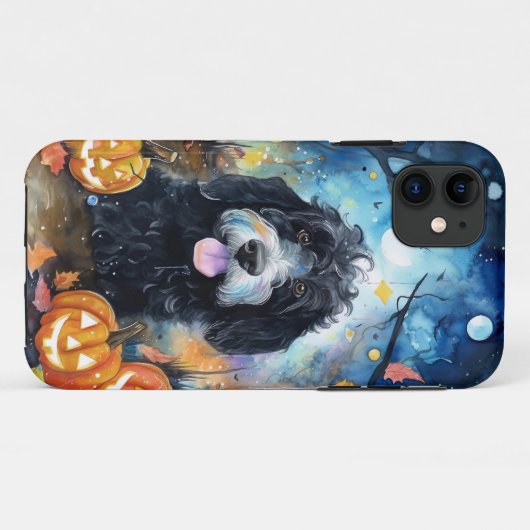 Halloween Bernedole met pompoenen eng Case-Mate iPhone Case (Achterkant (horizontaal))