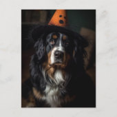 Halloween Berner Berghond Schattig Briefkaart (Voorkant)