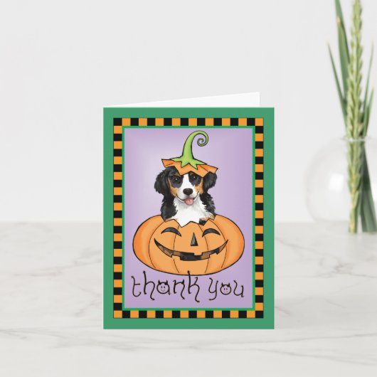 Halloween Berner Hartelijk dank Bedankkaart (Voorkant)