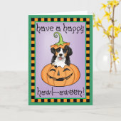 Halloween Berner Kaart (Gele Bloem)