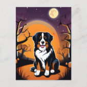 Halloween Berner Mountain Dog Briefkaart (Voorkant)