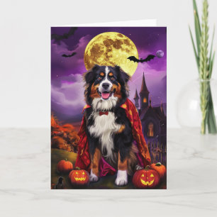 Halloween Berner Mountain Dog Pumpkins eng Kaart