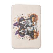 Halloween Berner Mountain Dogs Witch Ghost Badmat (Voorkant Verticaal)