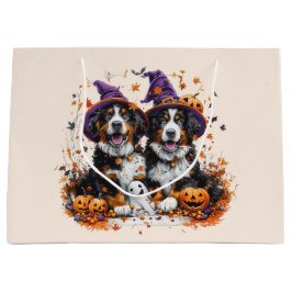 Halloween Berner Mountain Dogs Witch Ghost Groot Cadeauzakje