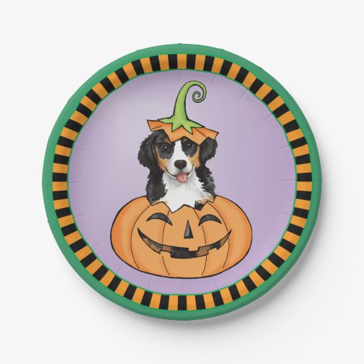 Halloween Berner Papieren Bordje (Voorkant)