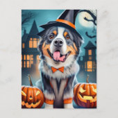Halloween Bernese Mountain Dog Briefkaart (Voorkant)