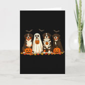 Halloween Bernese Mountain Dog Ghost Soky Bernese  Kaart (Voorkant)