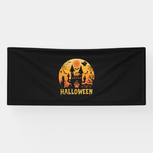 Halloween Best Halloween Birthday Spandoek (Horizontaal)